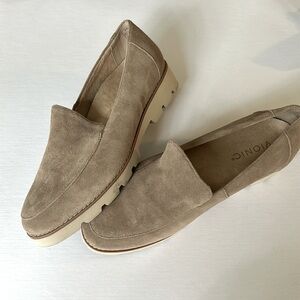 Vionic suede loafers